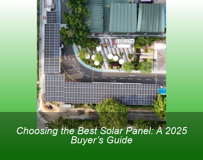 Choosing the Best Solar Panel: A 2025 Buyer’s Guide